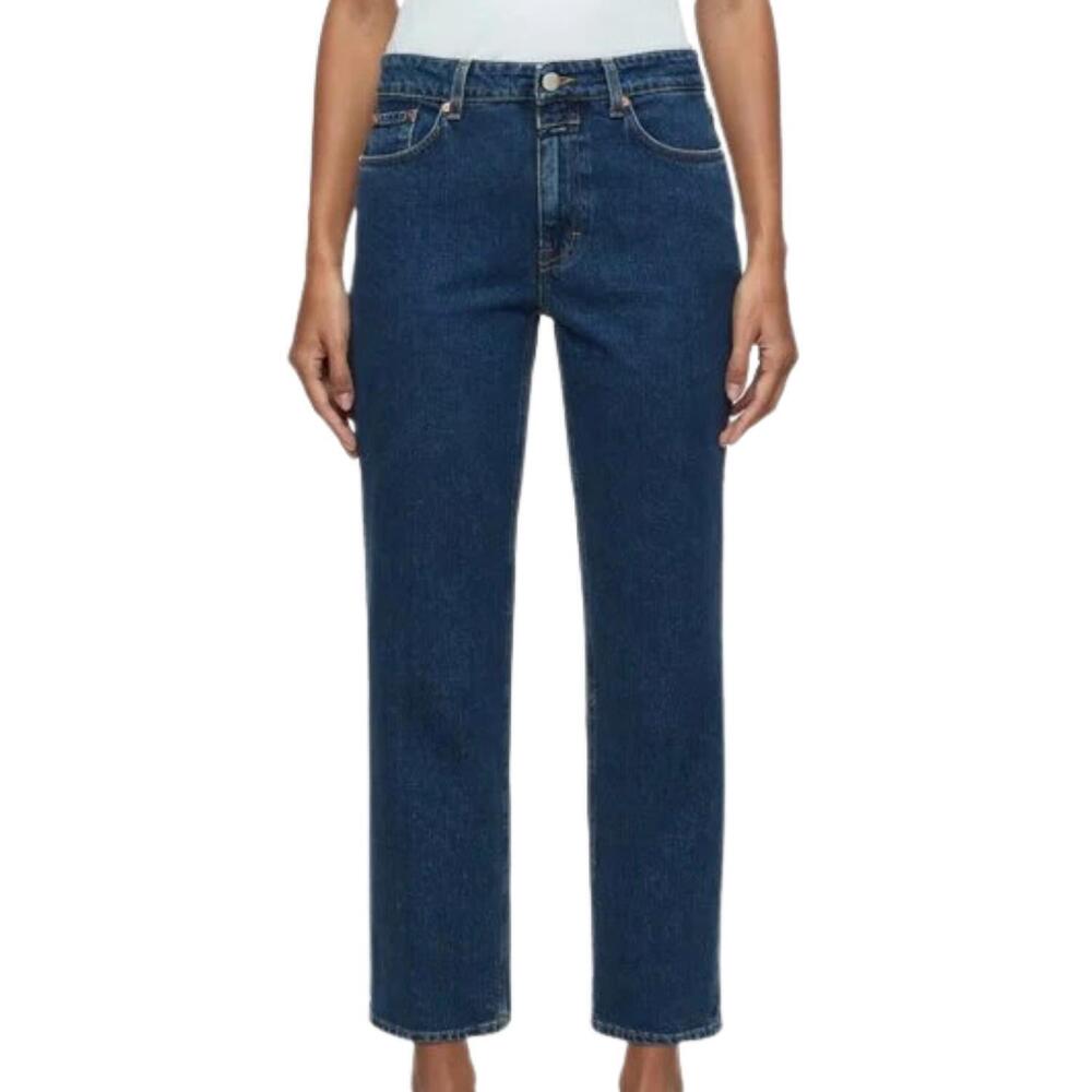 NEW CLOSED women's milo straight jean in dark blue